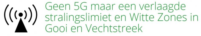 Petitie aangeboden in vijf Gooise gemeenten